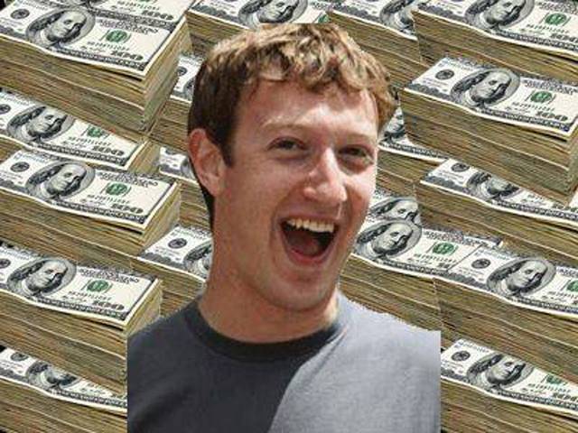 Марк Цукерберг с деньгами