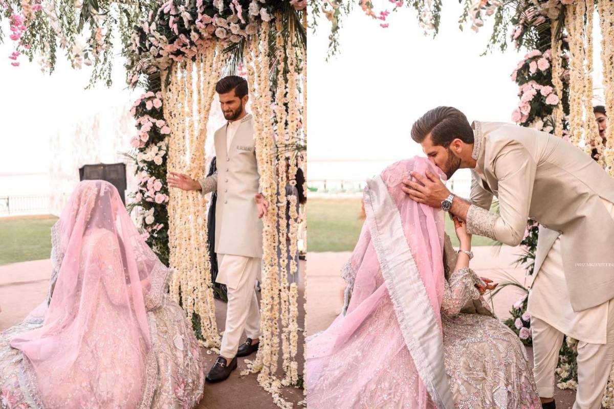 How much did Ansha Afridi’s wedding dress cost?