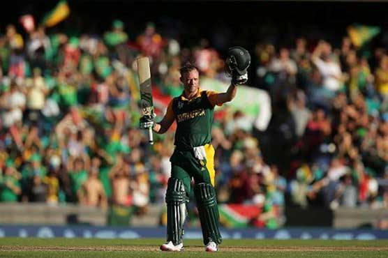 De Villiers hit second-fastest World Cup century