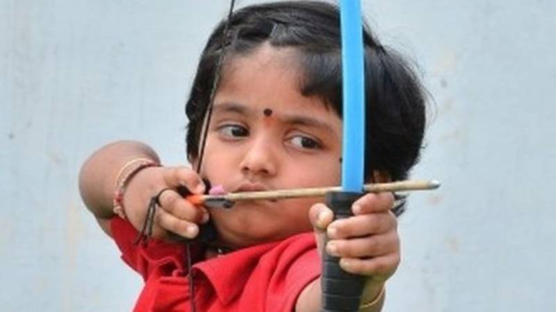 Indian tot sets new archery record