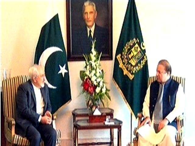 Iranian foreign minister calls on PM Sharif