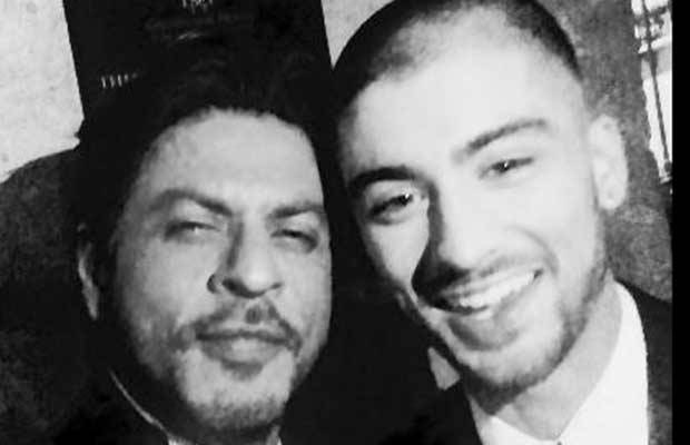 SRK takes selfie with Zayn Malik