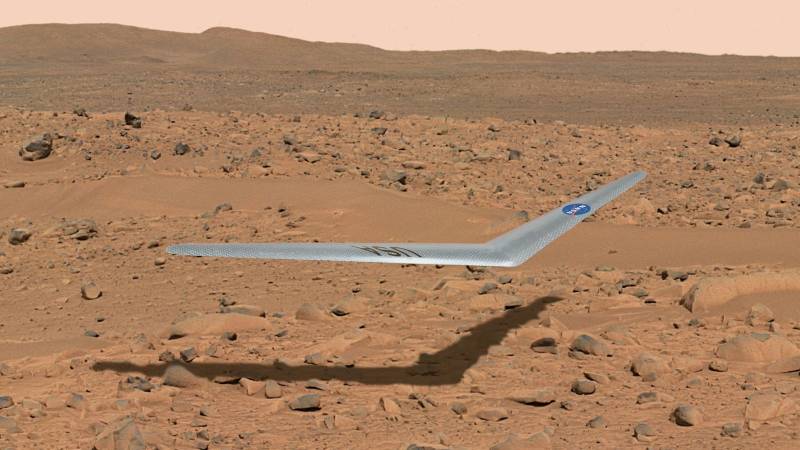 First aircraft to fly on Mars