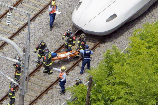 Japan bullet train suicide kills two, injures six