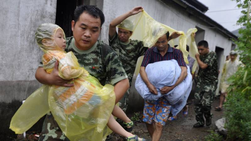 China evacuates over 800,000 as powerful typhoon nears