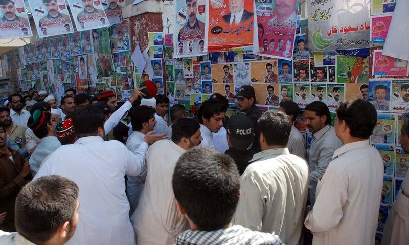 PTI tops with 53 seats after re-polling for KP LG polls