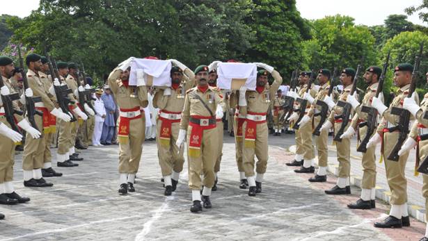 Funeral prayers offered for Mansehra chopper martyrs