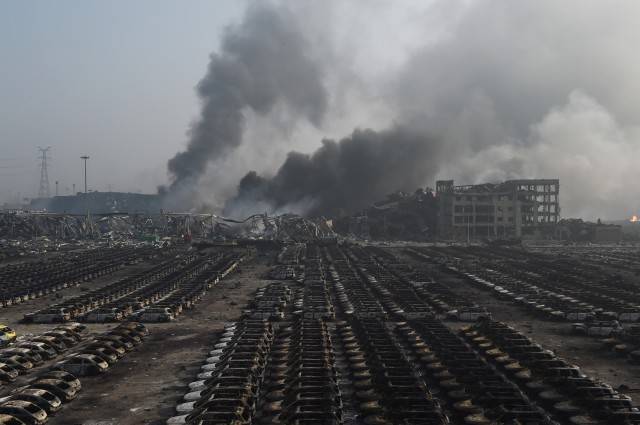 44 dead, 520 hurt in China explosives warehouse blasts