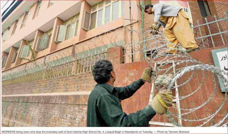 Over 200 Rawalpindi schools lack security arrangements