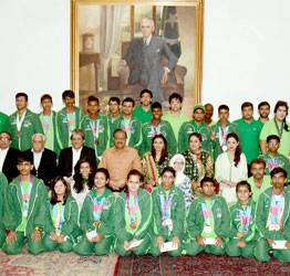 President appreciates special Olympic players