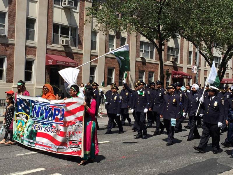 Green flags, traditional food and NY cops - Pakistan Day Parade celebrated with enthusiasm in New York City