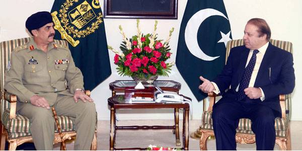 PM Nawaz, Army Chief discuss Afghan peace process