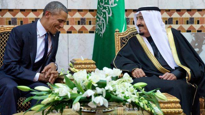Saudi king happy with Obama’s assurances over Iran deal