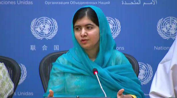 Malala makes history by addressing UN Summit as only one who was not head of state or government