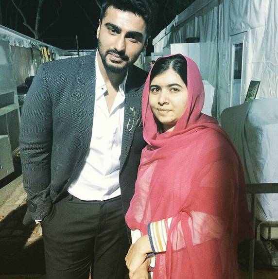 Arjun Kapoor meets Malala in New York, asks her for a picture