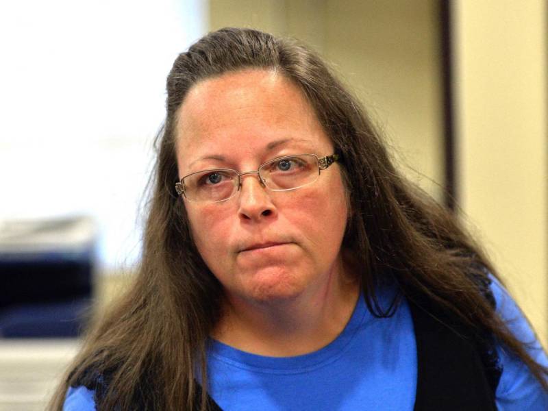 Church plans to picket 'hypocrite' Kim Davis over four marriages