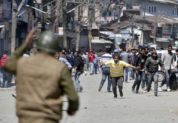 Shutter-down strike being observed in Indian-Held Kasmir today against Hindu fanaticism