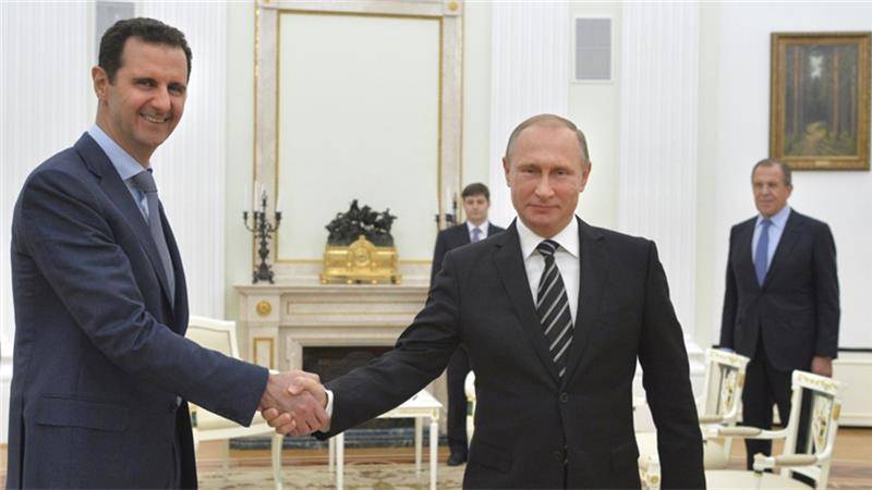 Assad thanks Putin for stopping terrorism in surprise Moscow visit