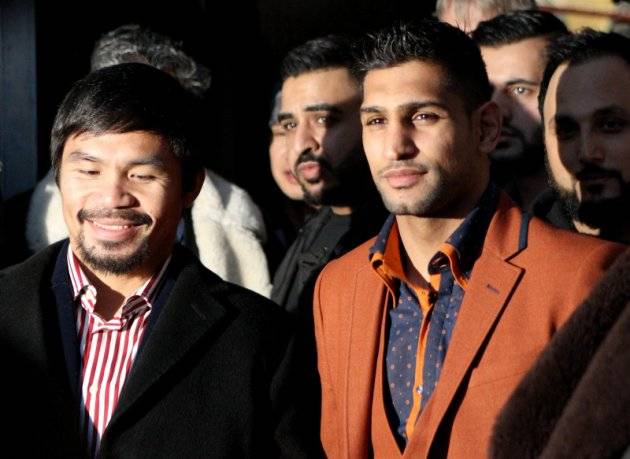 Amir Khan to face Manny Pacquiao in Las Vegas in April