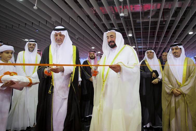 Sultan Al Qasimi, Khalid Al Faisal inaugurate Sharjah International Book Fair