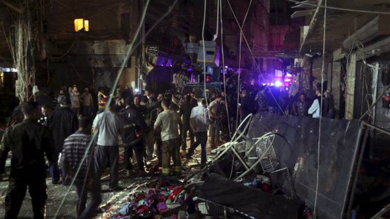 Twin suicide blasts leave 37 dead in Lebanon capital