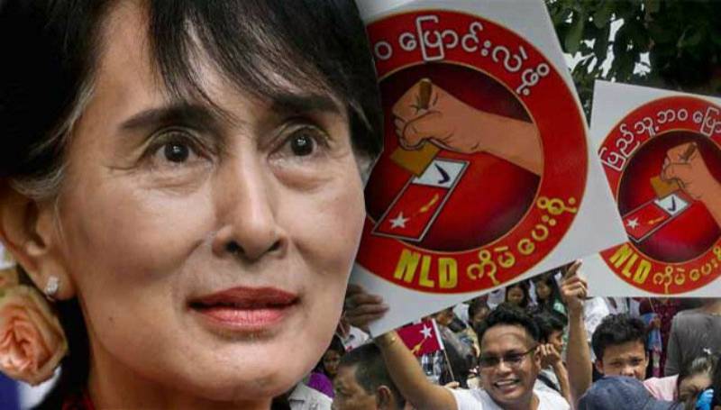 Suu Kyi's party wins landslide victory in Myanmar election