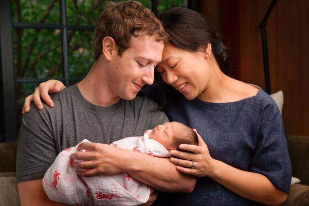 Facebook CEO Zuckerberg and wife Chan welcome first baby girl 'Max'