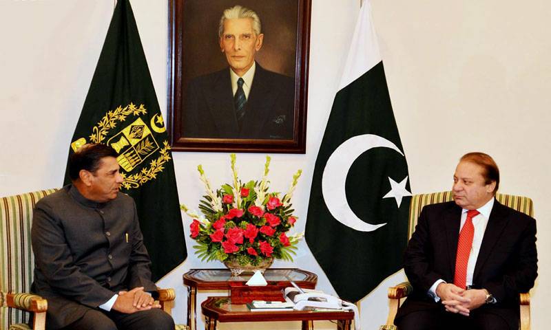 Outgoing Indian HC calls on PM Nawaz