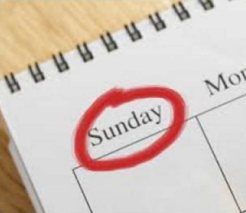 Sundays to consume public holidays in 2016