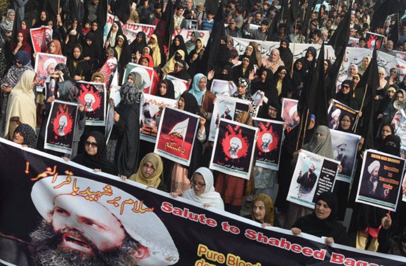 Shias protest in Pakistan, IHK over Saudi cleric execution