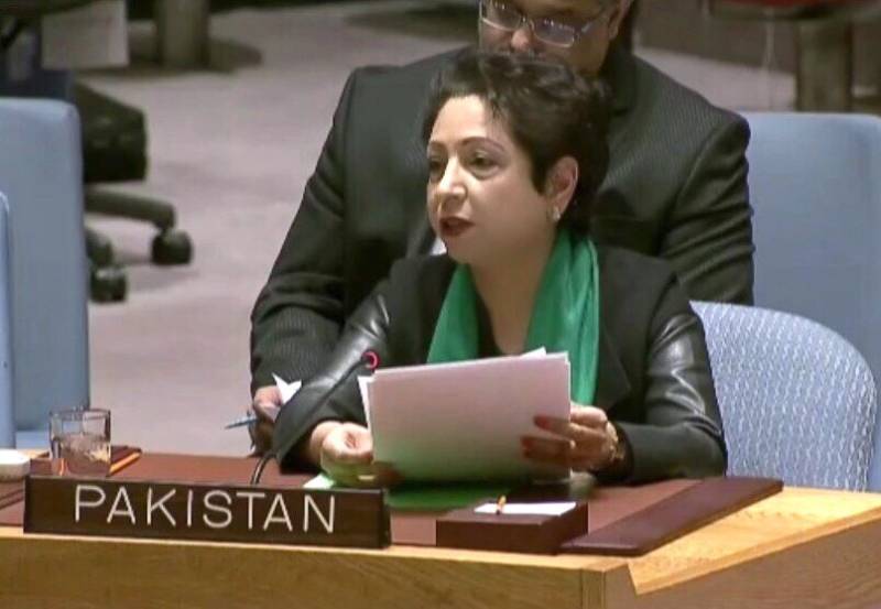 Lodhi urges UN to guarantee the right of self determination to people living under occupation