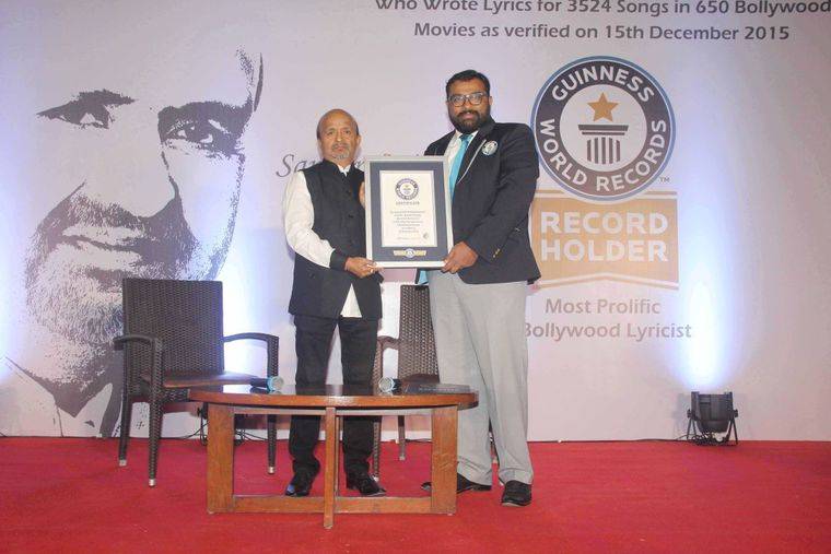 Sameer sets Guinness World Record for most prolific lyricist