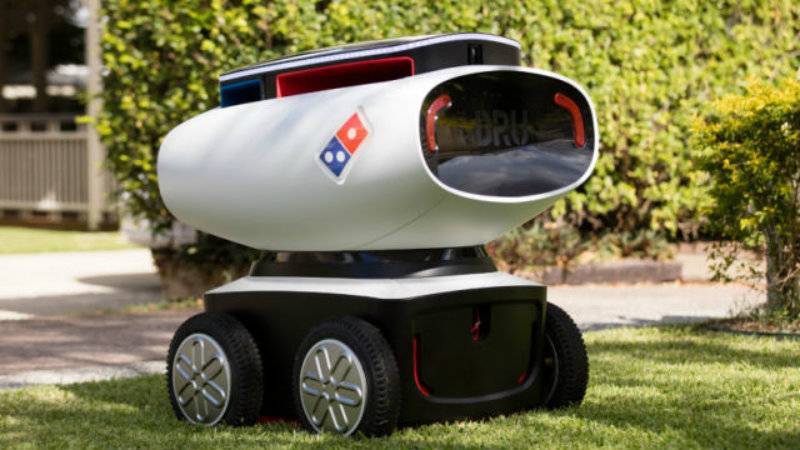 Domino's unveils Pizza Delivering Robot