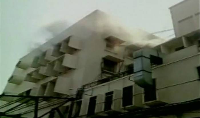 Fire breaks out at the Times of India building in central Delhi