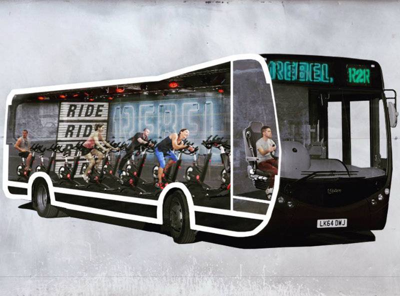 Ride 2 Rebel - First 'exercise bus' in United Kingdom