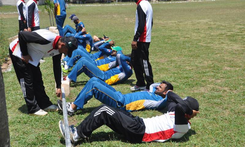 PICS: Majority of cricketers fail in fitness test at PMA Kakul