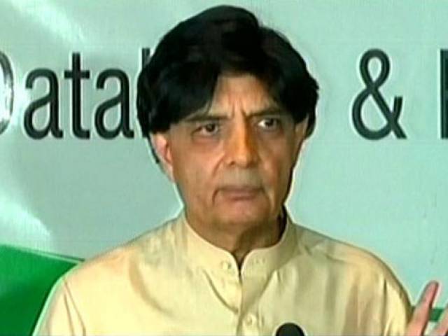 Nisar gives six-month deadline for re-verification of all CNICs