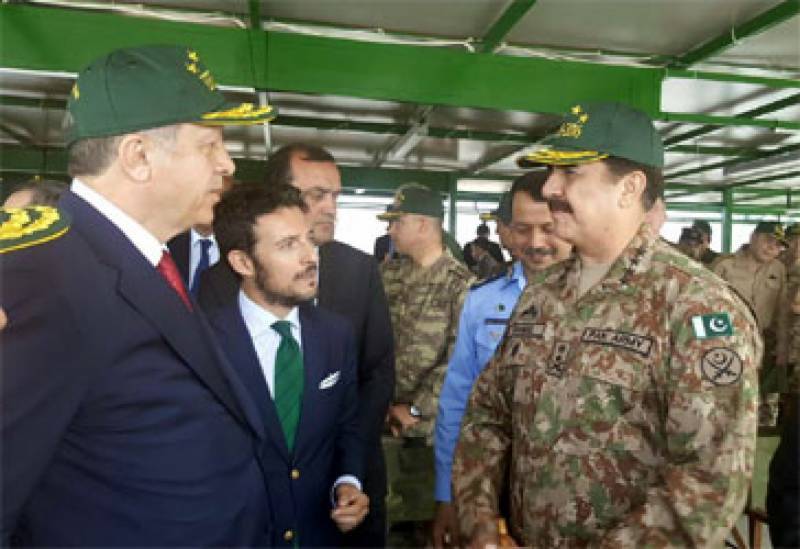 Erdogan praises Pak Army's achievements in Zarb-e-Azb