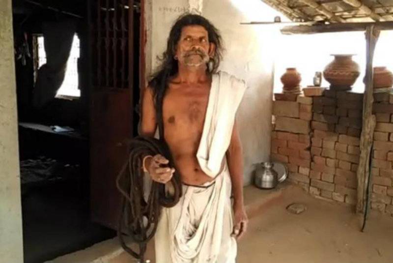 This Indian man wants to win world record with 62-ft-long hair