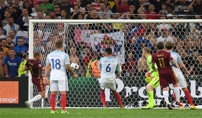England, Russia draw 1-1 at Euro 2016