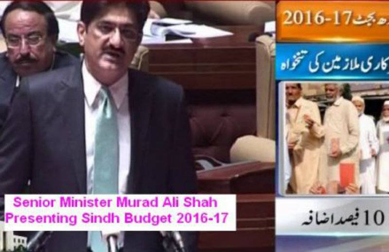 Sindh Budget 2016-17: Government employees get 10% increase in salaries, 50,000 more jobs