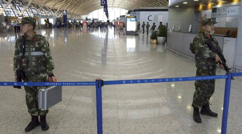 Three injured in Shanghai airport blast