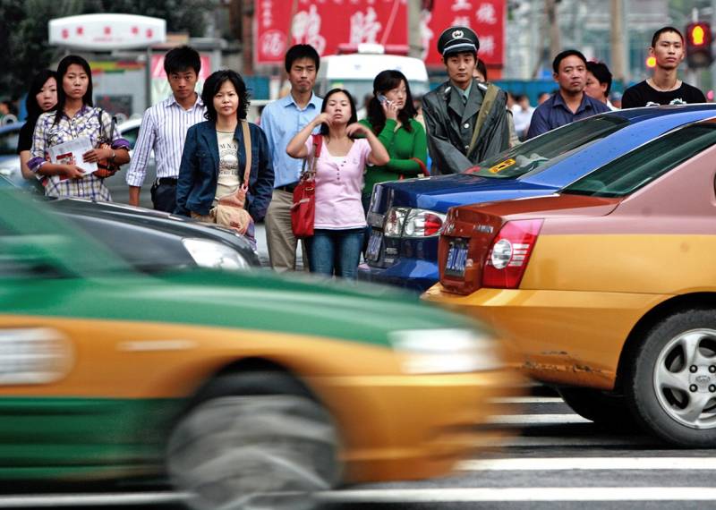 Chinese drivers don't run away after crashing into someone; they drive back to finish the job