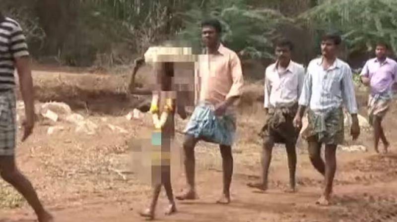 VIDEO:Boy paraded naked to please rain god in drought-hit Indian village