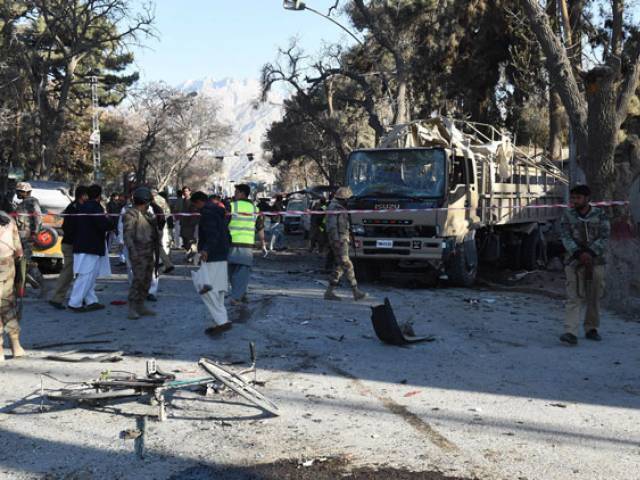 Three killed, 27 injured in Quetta blast