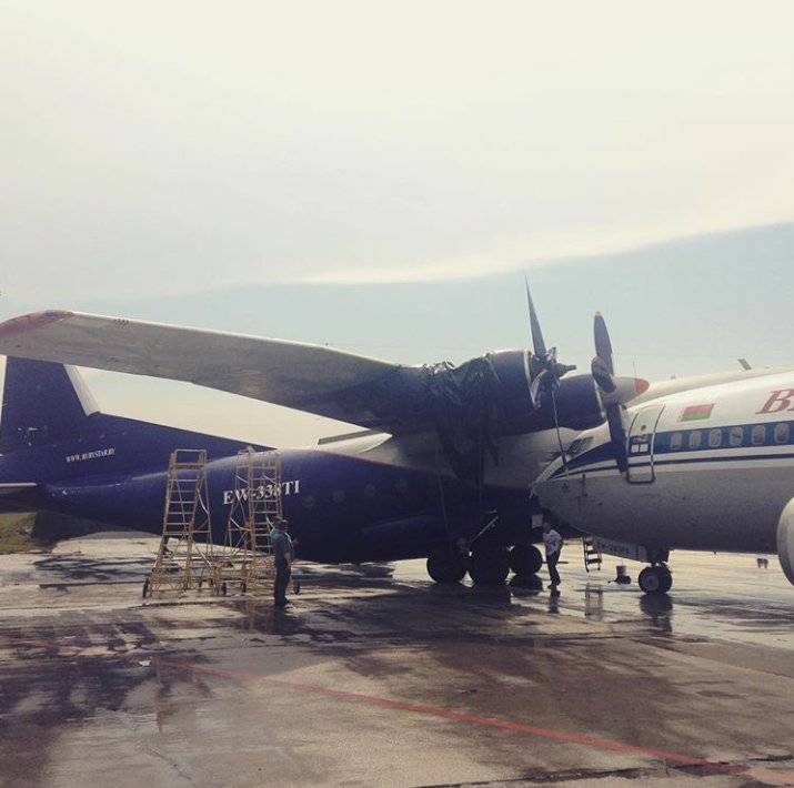 Two planes collide at Minsk Airport due to windy conditions
