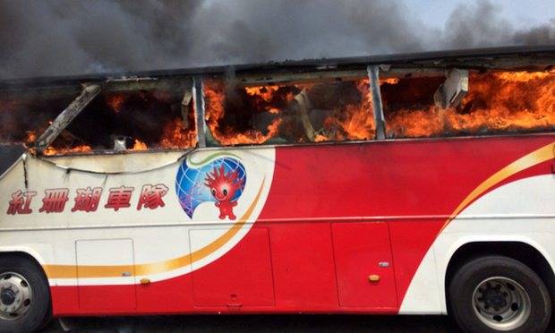 Taiwan bus accident kills 26