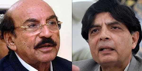 Nisar promises CM to address Sindh reservations on Rangers powers