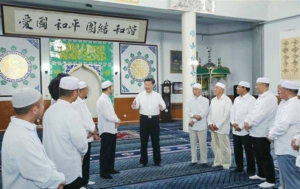Chinese President Xi Jinping says Muslims are vital to China during mosque visit