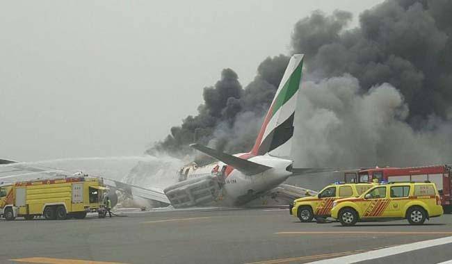 Emirates plane ‘crash lands’ at Dubai airport, no casualties reported